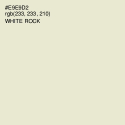 #E9E9D2 - White Rock Color Image